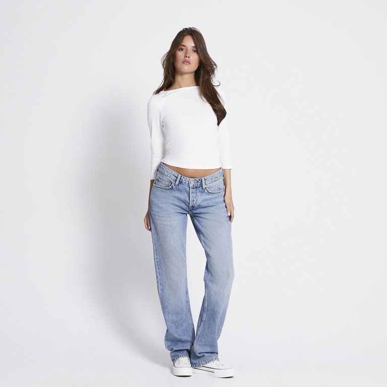 Low waist straight jeans "Icon"